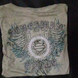 3 Harley Davidson womans tee shirts